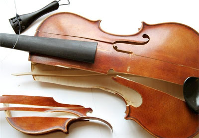 broken violin