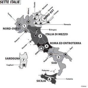 Le sette Italie secondo Limes
