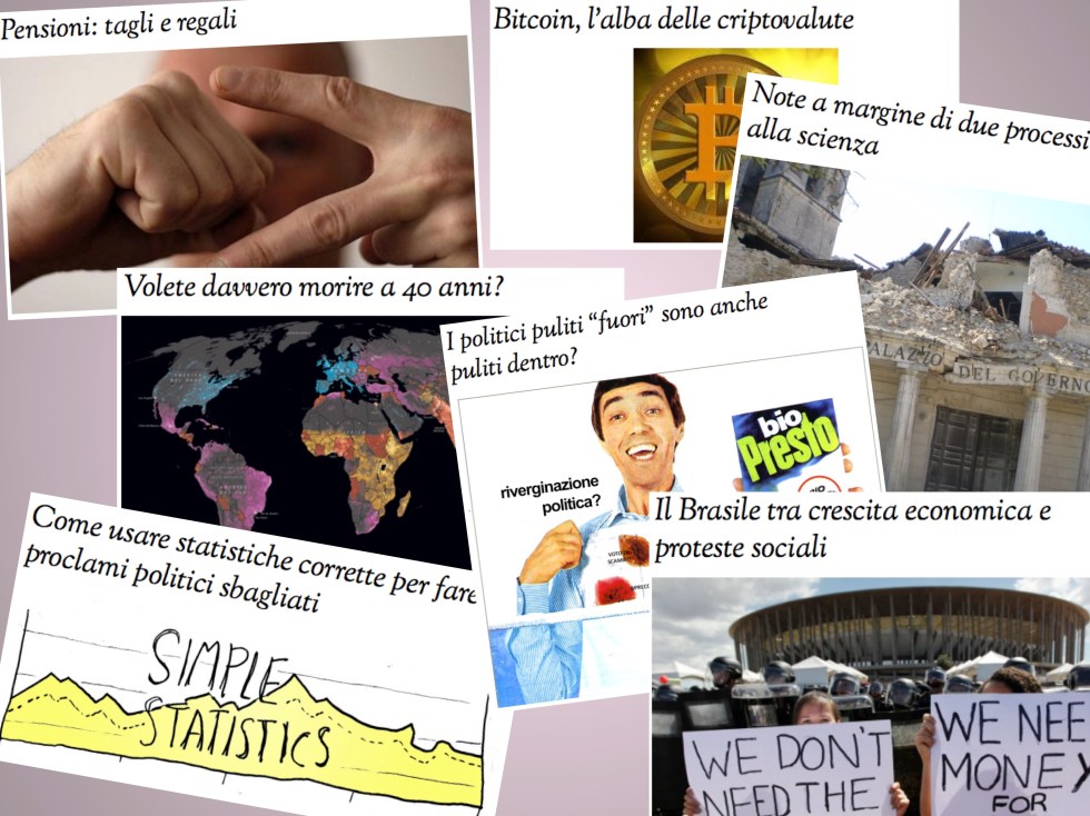I post più letti nel 2014 di ciascuno dei nostri sette contributori