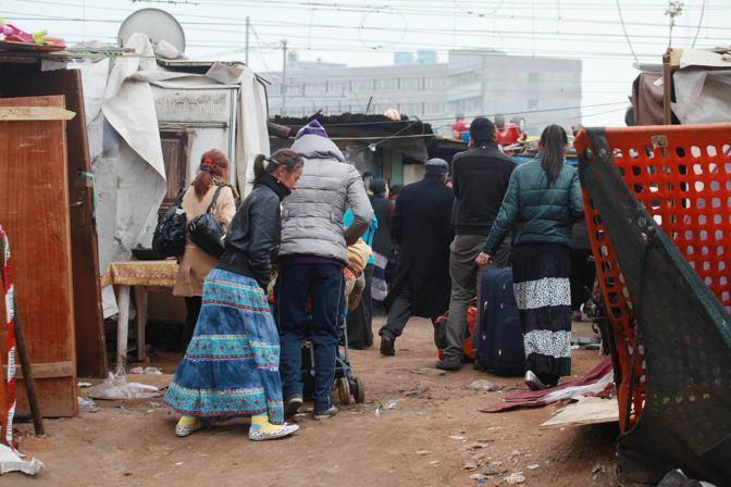 1045919 INCENDIO AL CAMPO NOMADI DI VIA BONFADINI