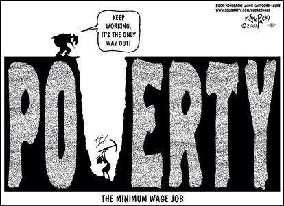 poverty of the working